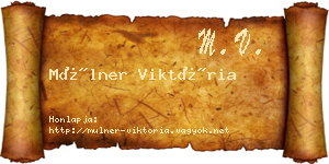 Mülner Viktória névjegykártya