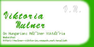 viktoria mulner business card